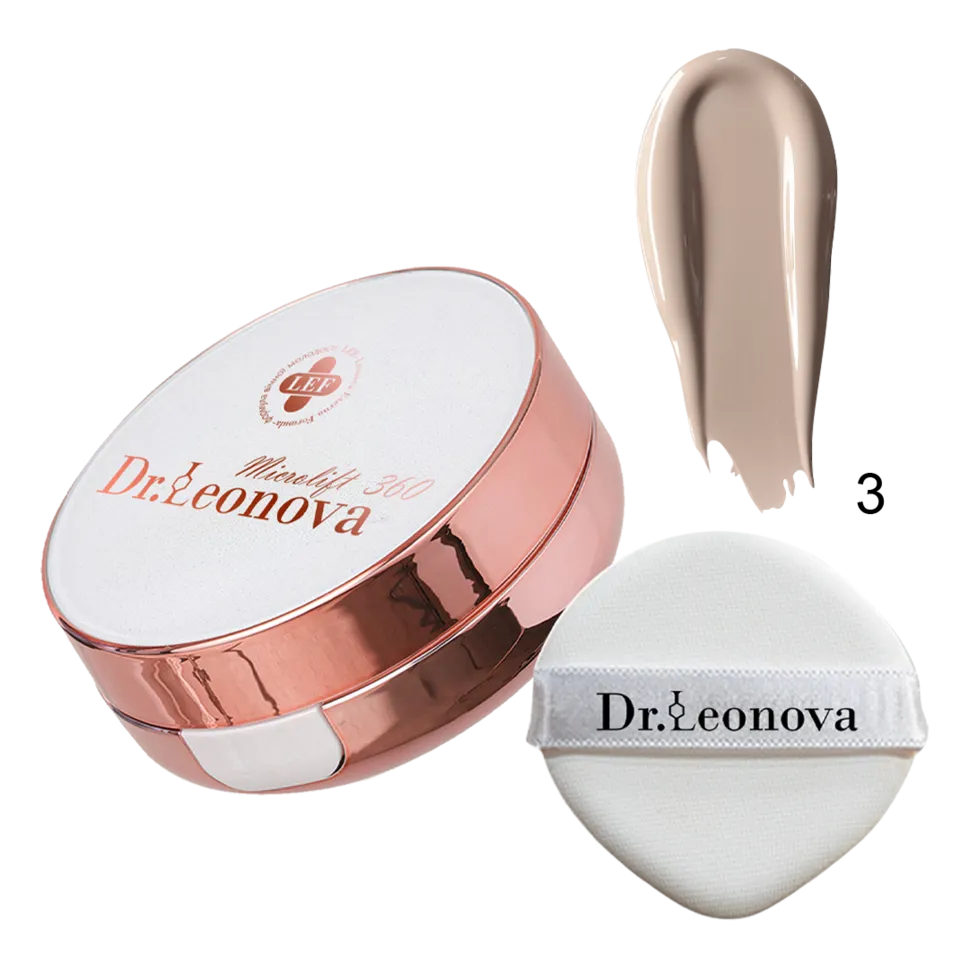 Кушон Microlift 360 Exosome Glow Skin SPF 50+ (3 тон)